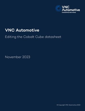 Installing the VNC Automotive brand font